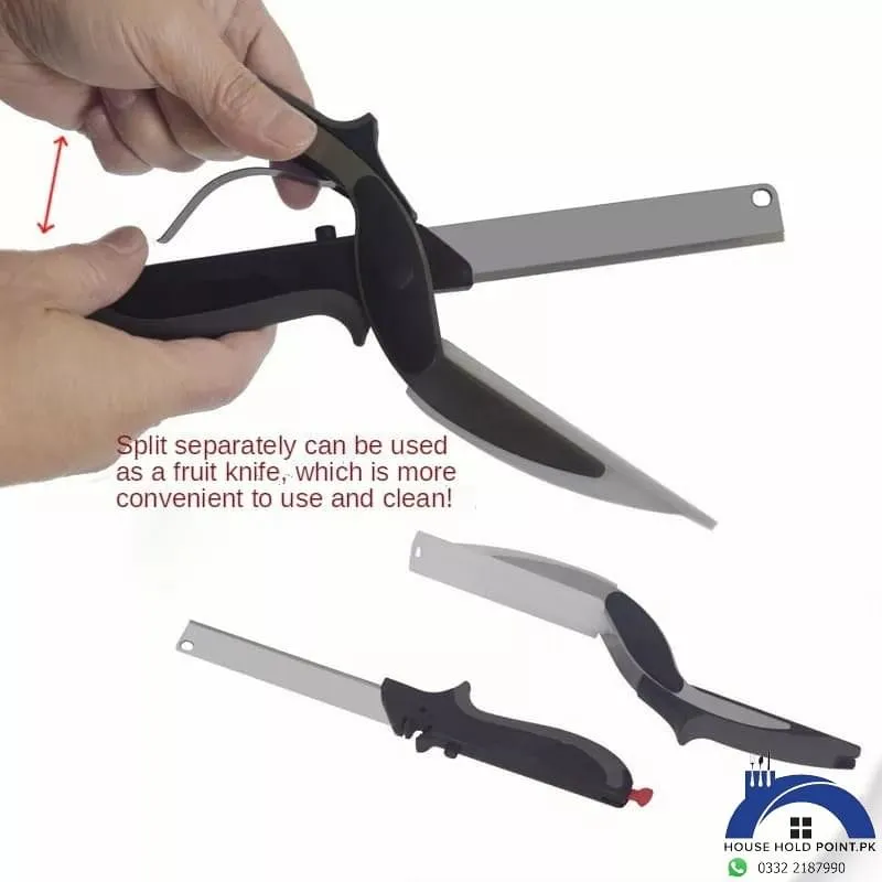 2 in 1 Cutter Scissors & Knife