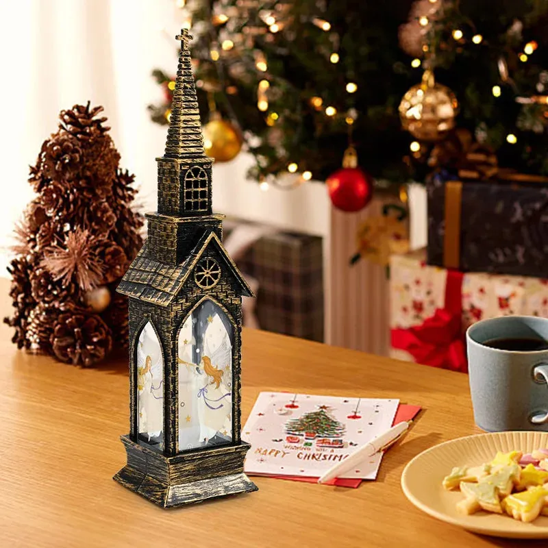 2024 Christmas LED Night Light Santa Claus Snowman Lantern Lamp