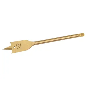 22MM TITANIUM-COATED FLAT BIT 743913