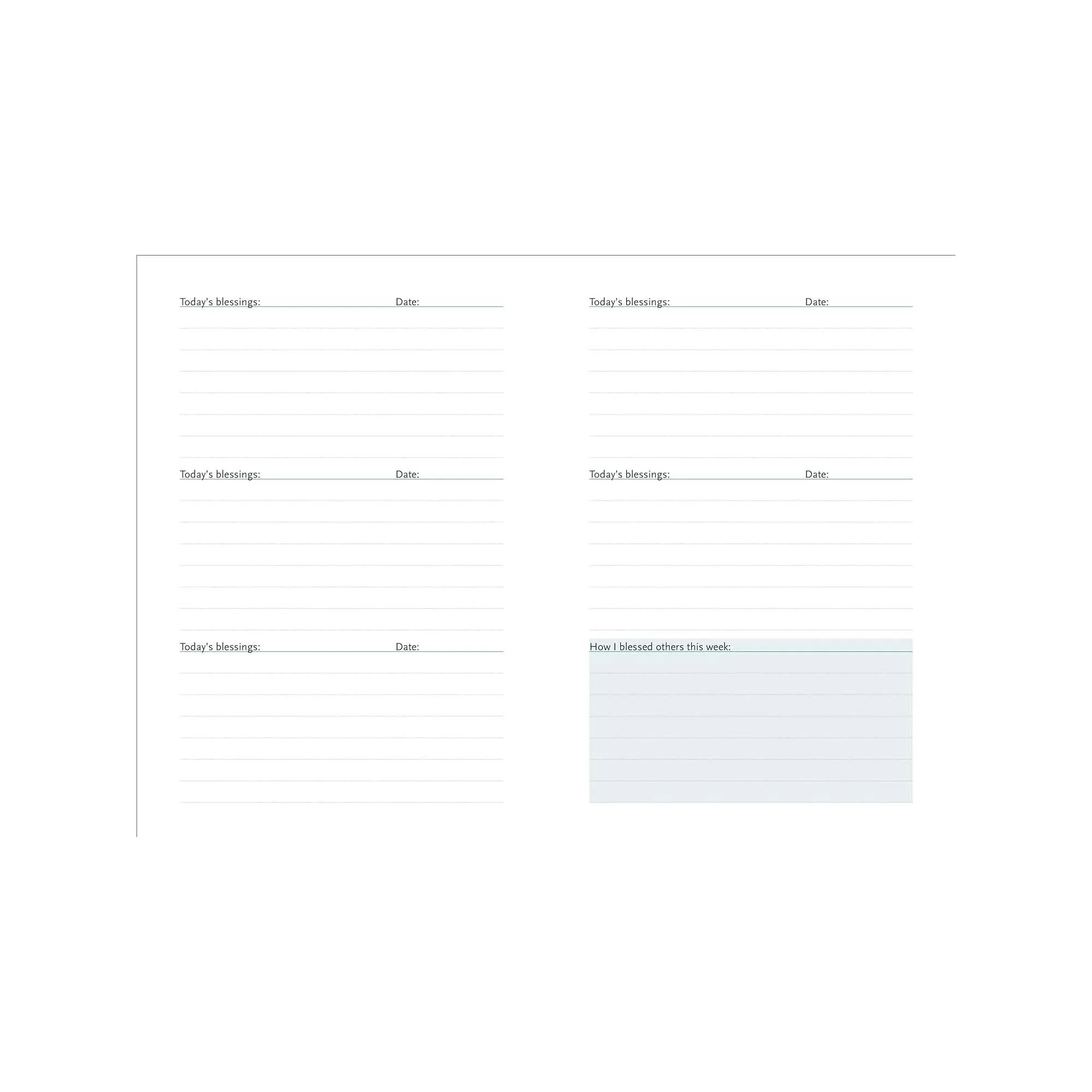 A Daily Dose of Blessings Journal