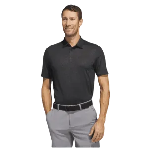 Adidas 2023 Ultimate365 Allover Print Golf Shirt - Black