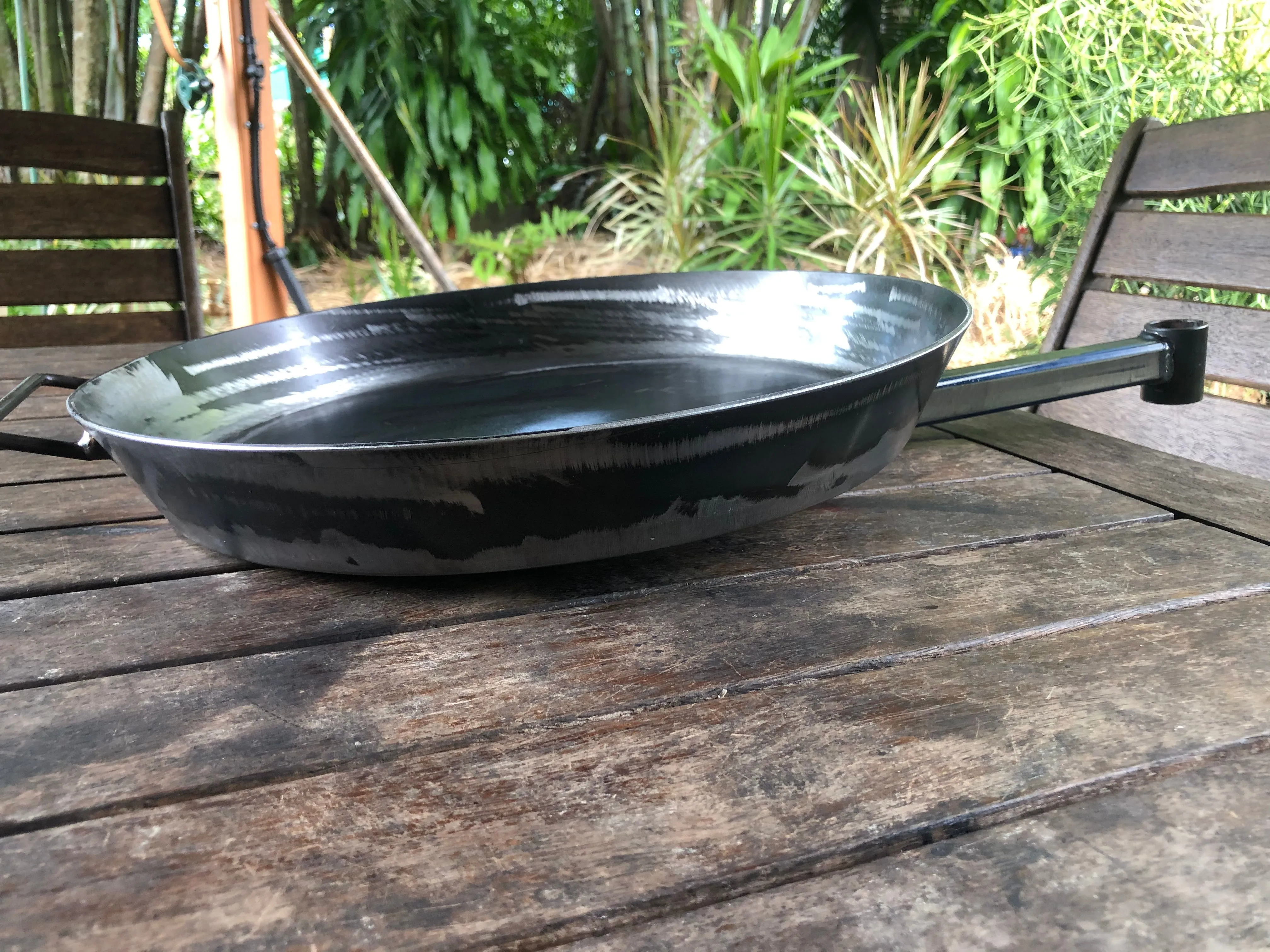 BBQ Pan on an Arm