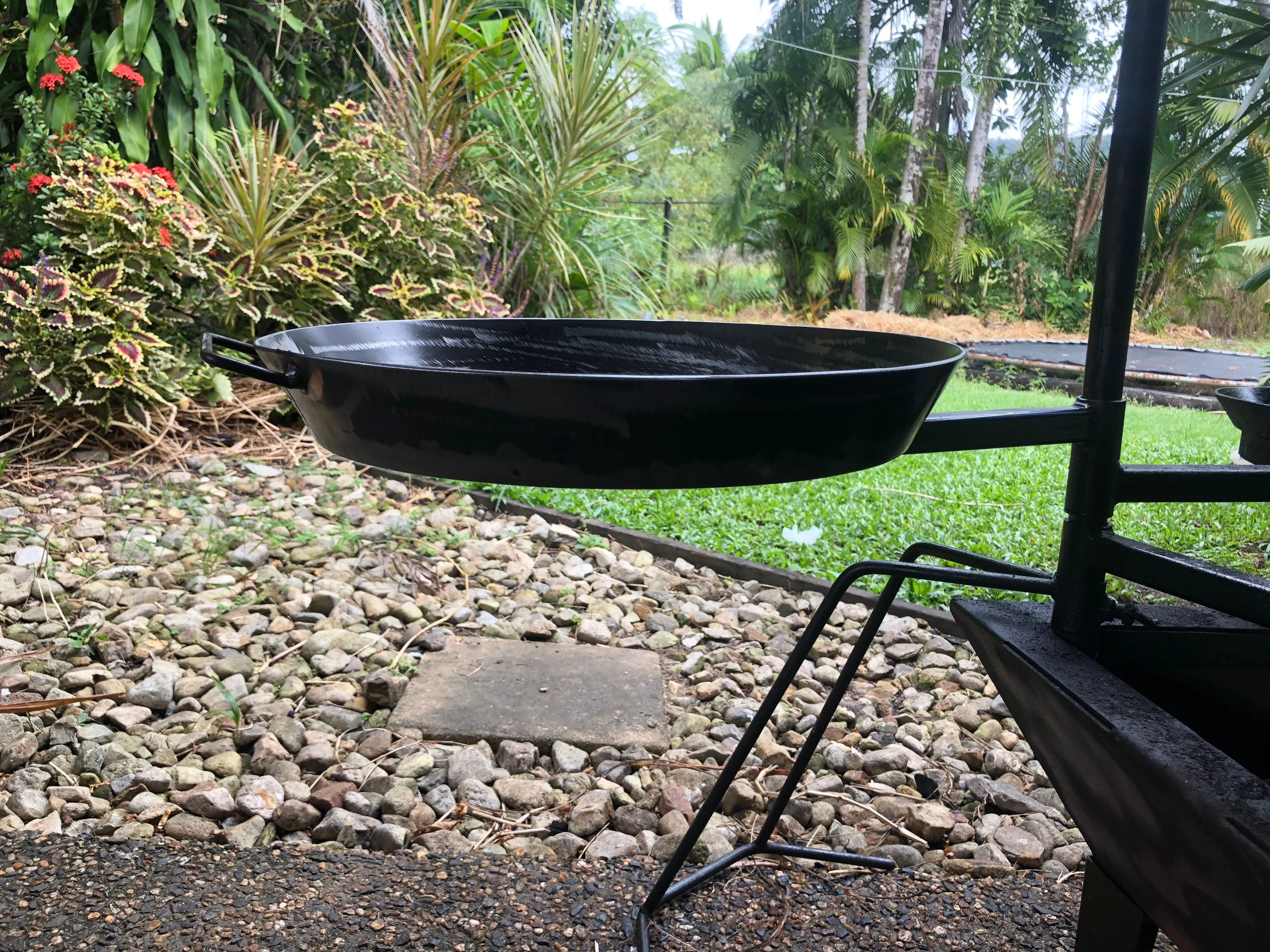BBQ Pan on an Arm
