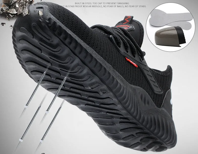 Breathable Anti-Smashing Work Safety Shoes – Durable Protection for the Job