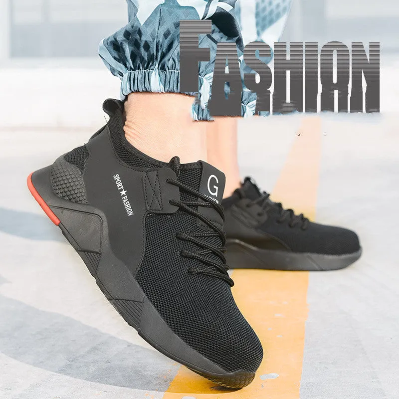 Breathable Anti-Smashing Work Safety Shoes – Durable Protection for the Job