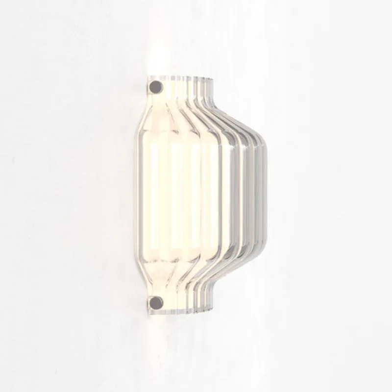 Double-Glass Modern Oriental Wall Light