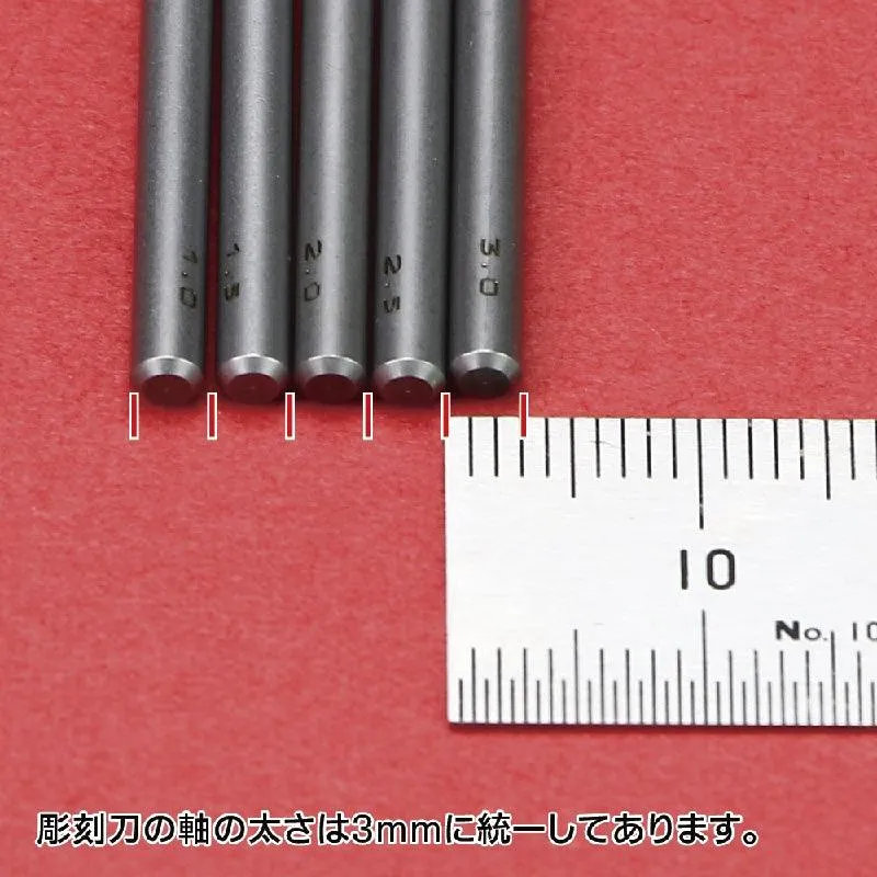 GodHand Bit Blade 5pcs Set [Round Blank Blade] [GH-BBM-1-3]