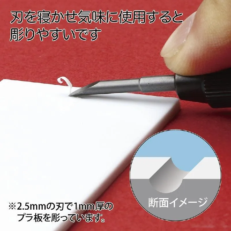 GodHand Bit Blade 5pcs Set [Round Blank Blade] [GH-BBM-1-3]