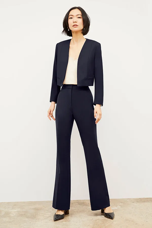 Horton Pant - Washable Wool Twill :: Dark Navy