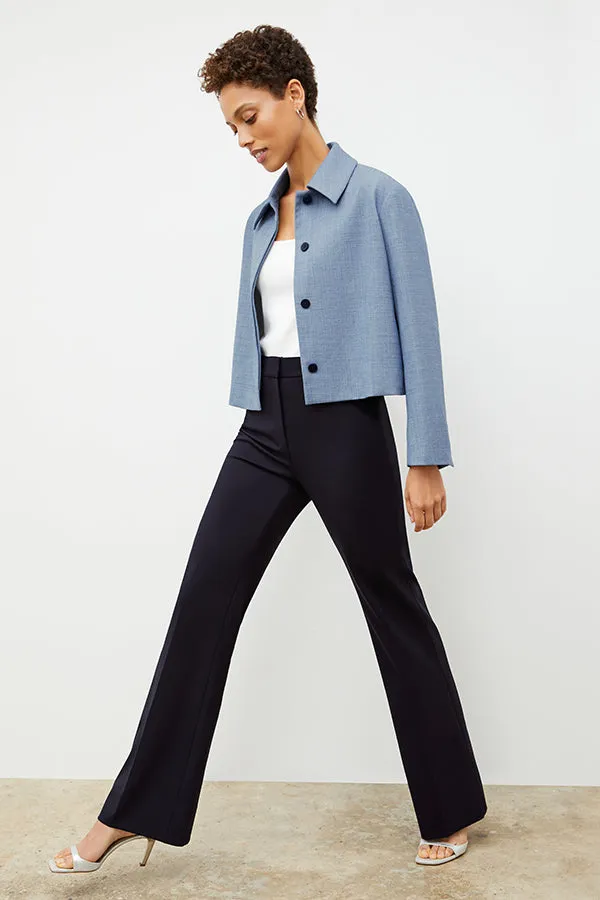 Horton Pant - Washable Wool Twill :: Dark Navy