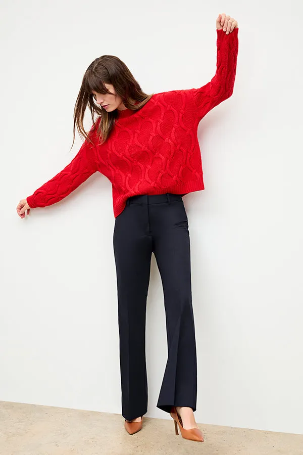 Horton Pant - Washable Wool Twill :: Dark Navy