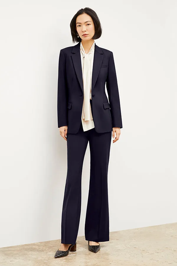 Horton Pant - Washable Wool Twill :: Dark Navy