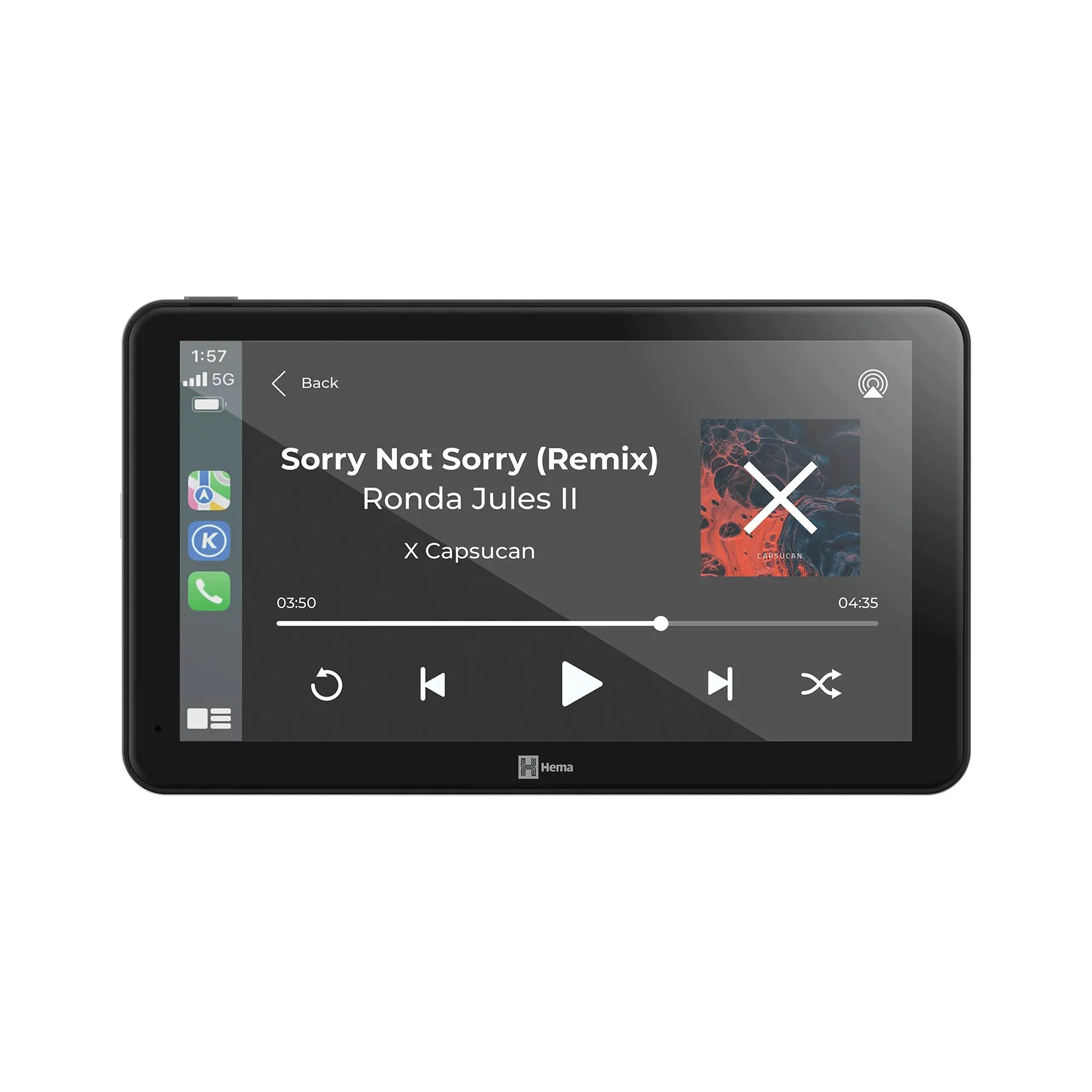 HR-1 Hema 7" Smart Monitor with Dual Channel DVR