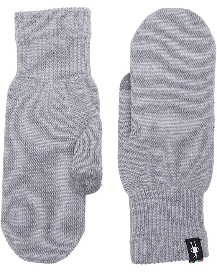 Knit Mitt (545- Light Gray Heather)