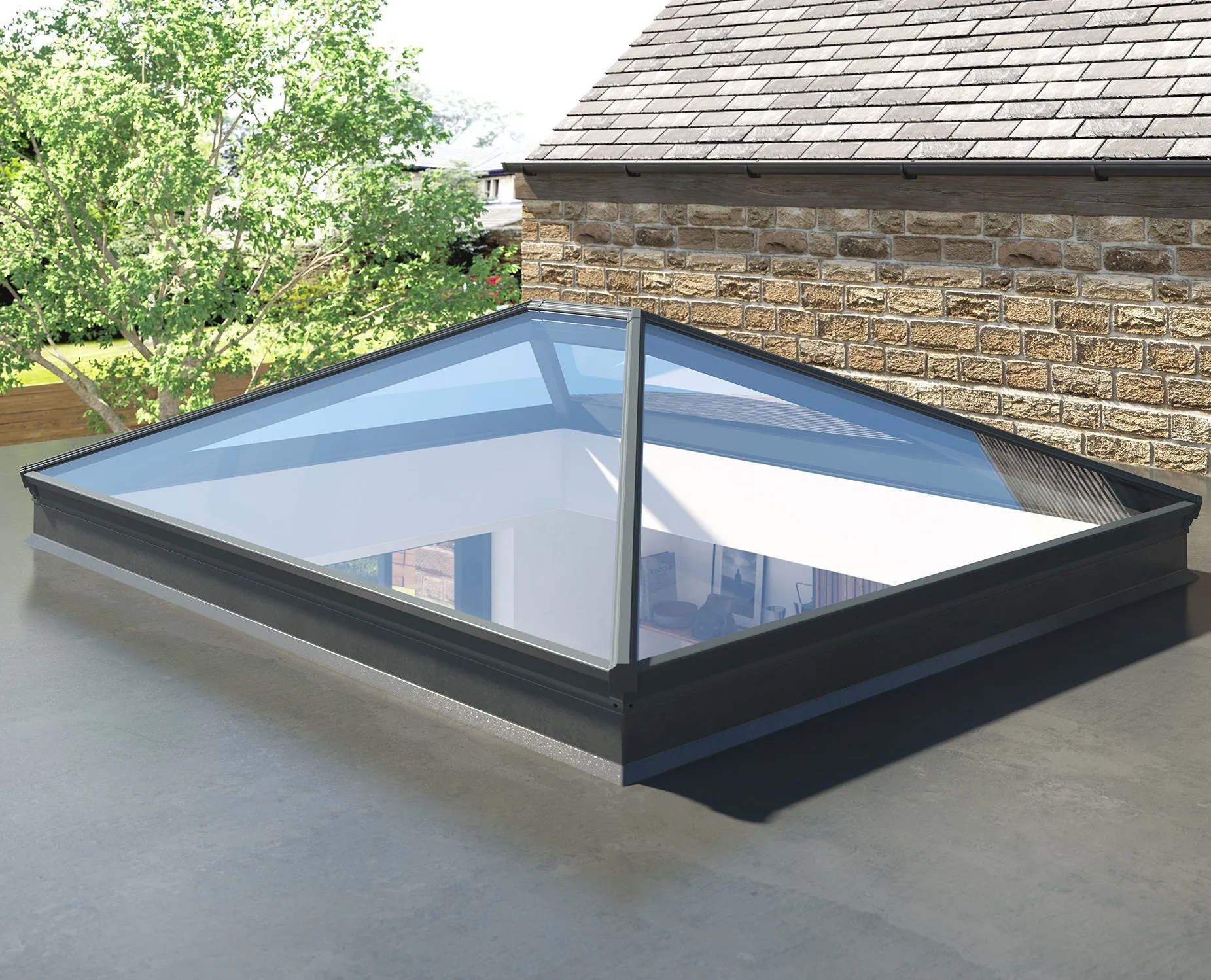 Korniche Glass and Aluminium Roof Lantern