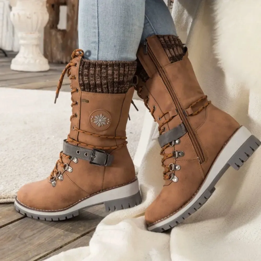 Lace-Up Winter Boots