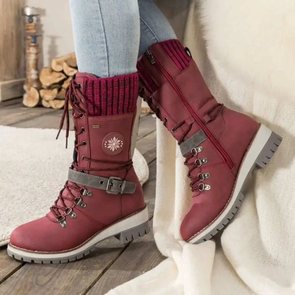 Lace-Up Winter Boots