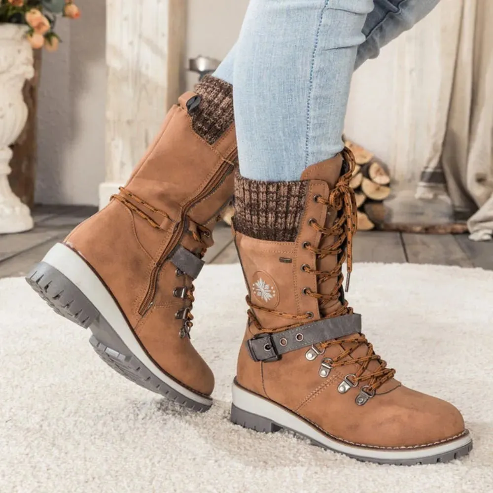Lace-Up Winter Boots