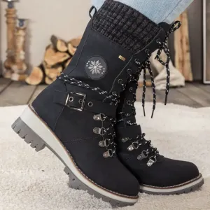 Lace-Up Winter Boots