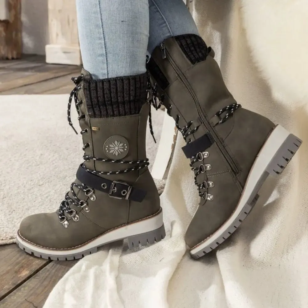 Lace-Up Winter Boots