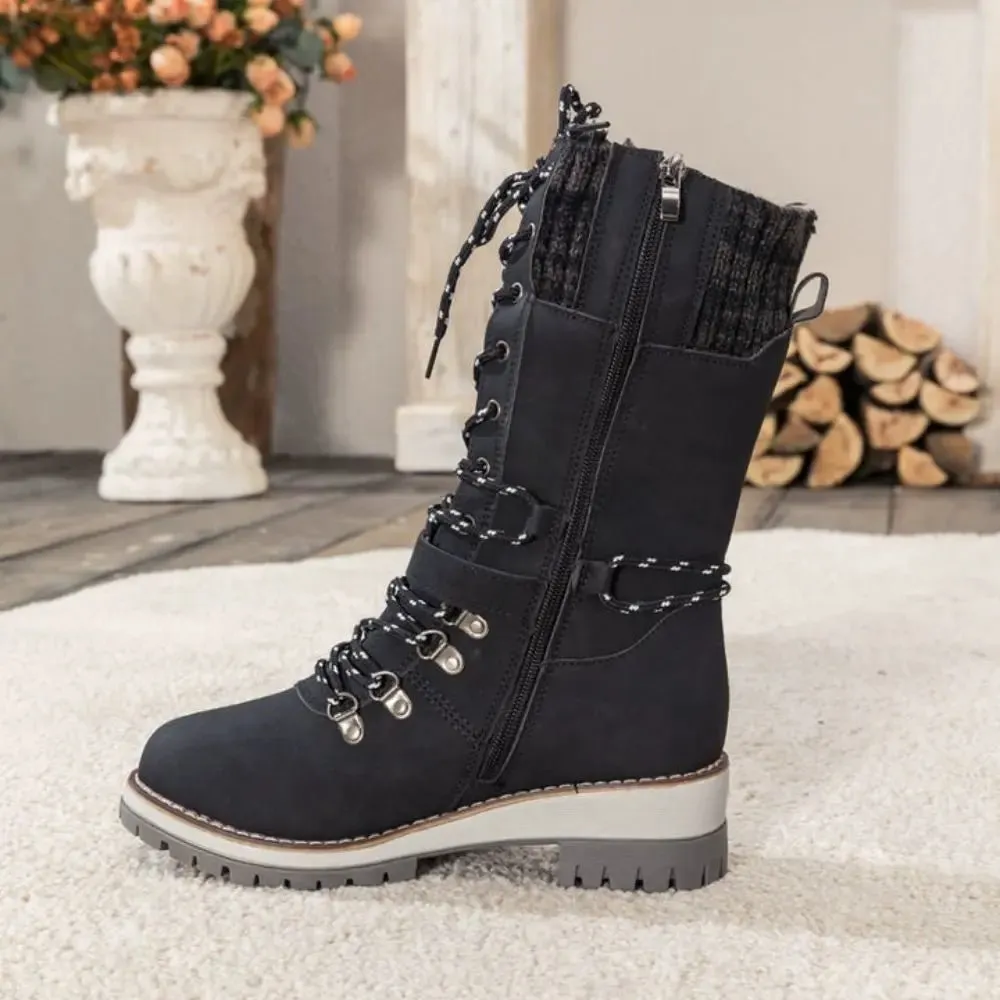 Lace-Up Winter Boots