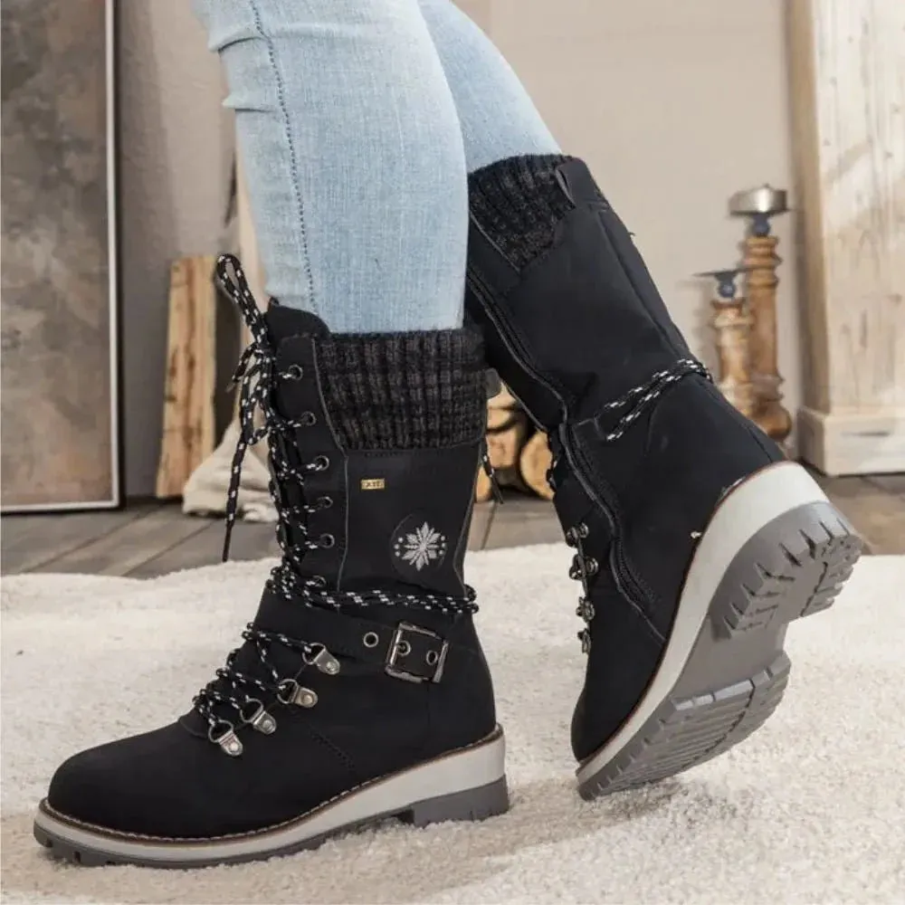 Lace-Up Winter Boots