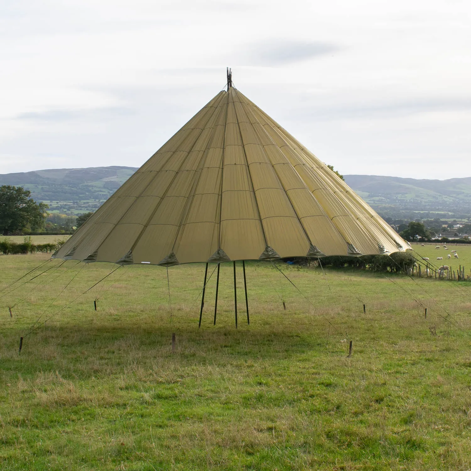 Large Army Parachute Shelter | The Cathedral
