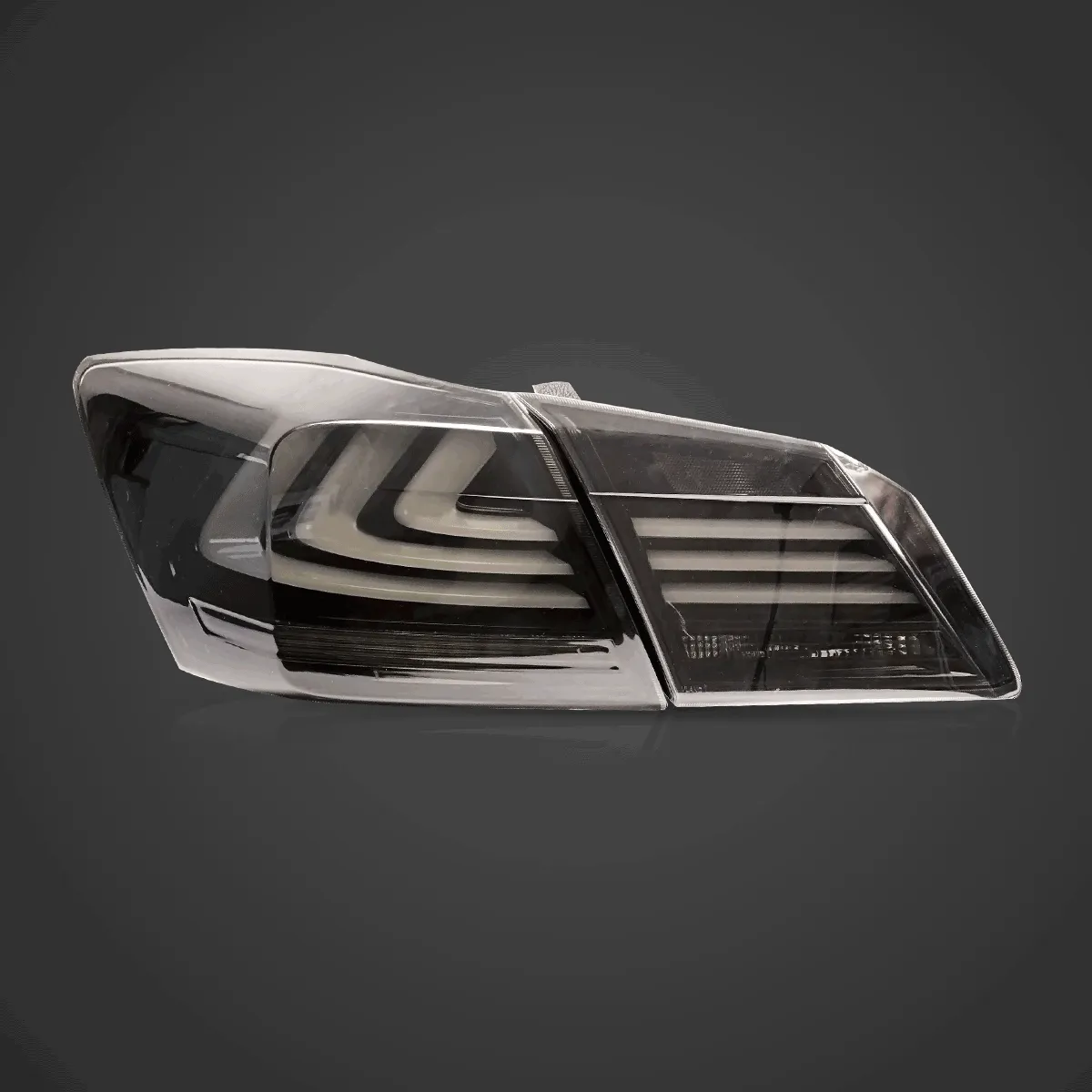 LED Tail Light Assembly With Sequential Turn Signal For 2013-2017 Honda Accord 9th Gen Sedan