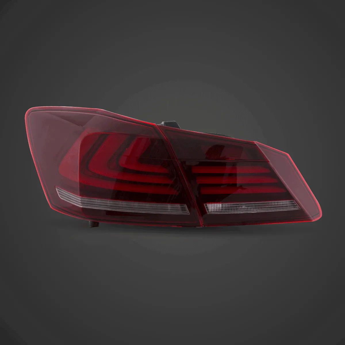 LED Tail Light Assembly With Sequential Turn Signal For 2013-2017 Honda Accord 9th Gen Sedan
