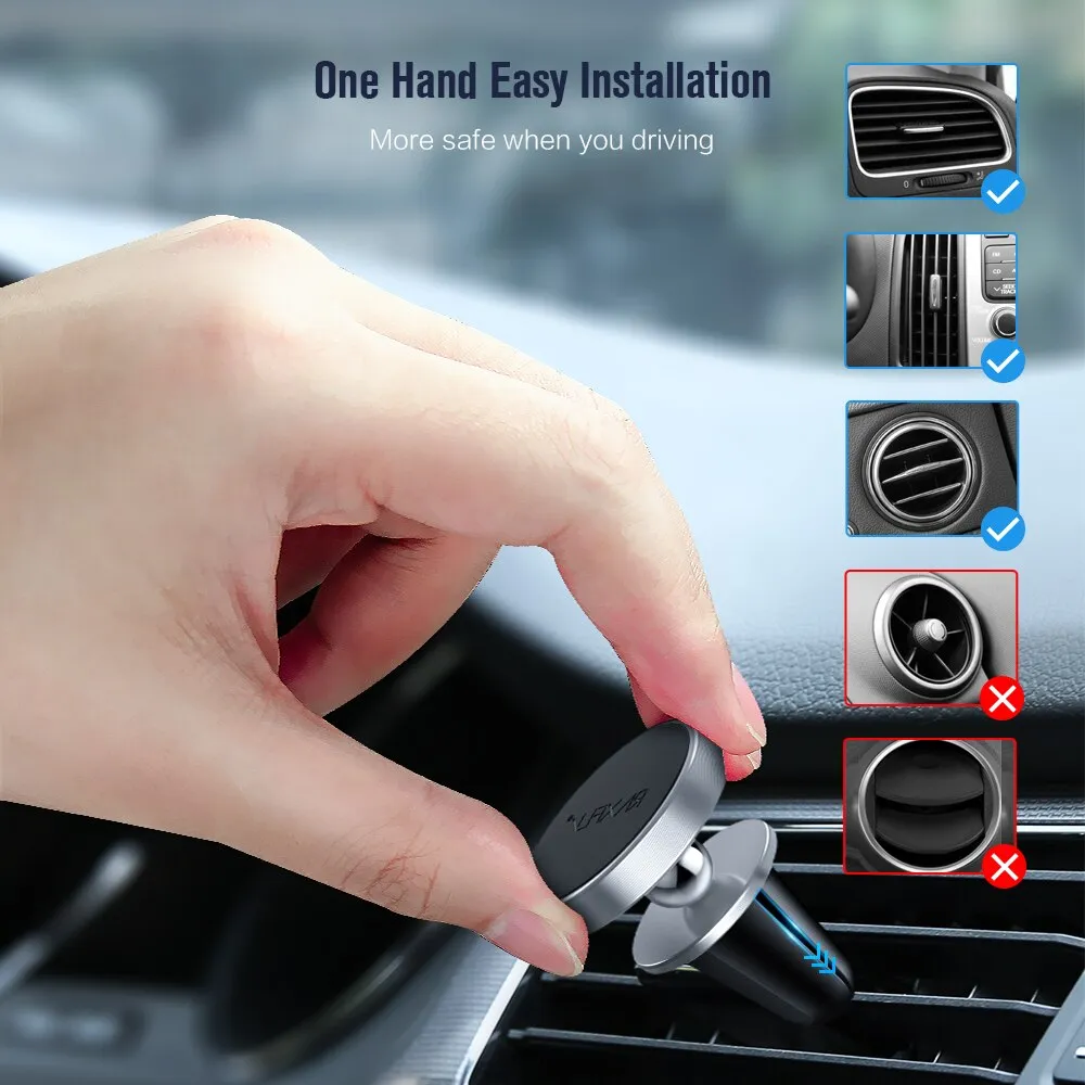 Magnetic Car Air-Vent Phone Holder