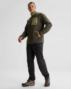 Men's Co-Z High Pile Jacket  - Dark Moss