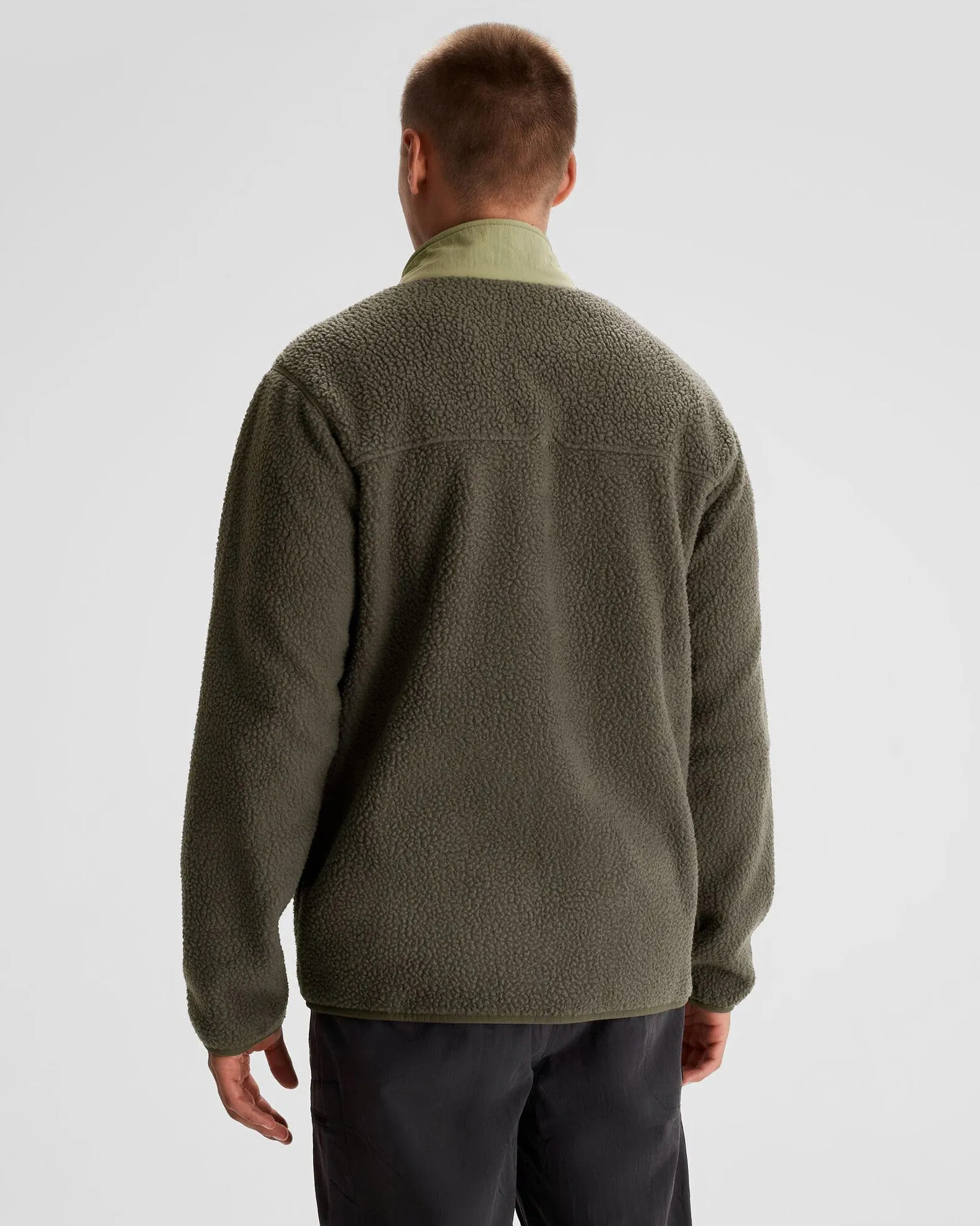 Men's Co-Z High Pile Jacket  - Dark Moss