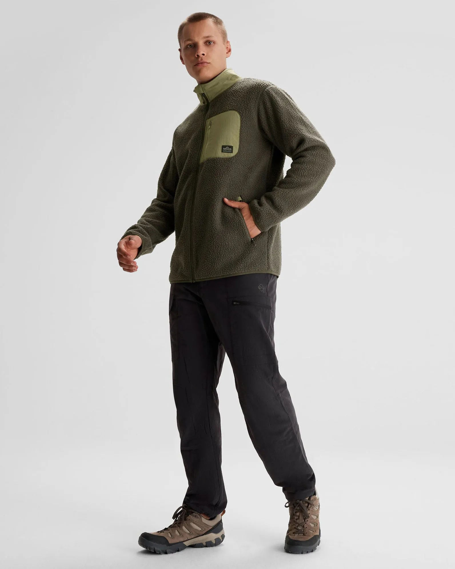 Men's Co-Z High Pile Jacket  - Dark Moss
