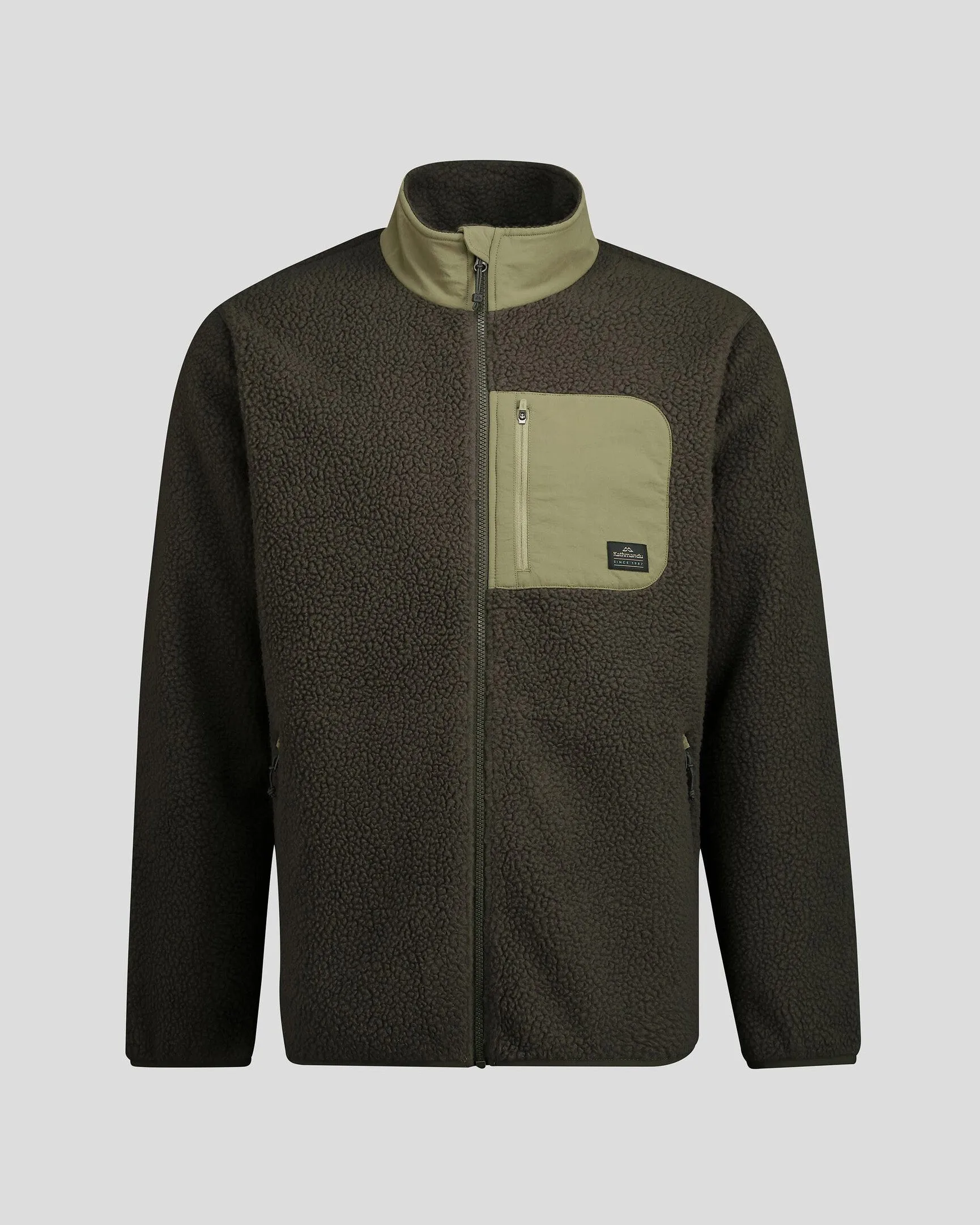 Men's Co-Z High Pile Jacket  - Dark Moss