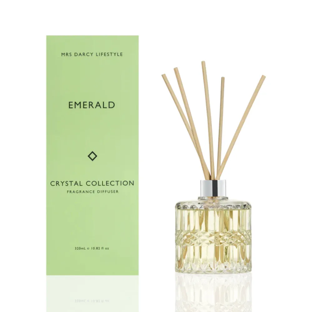 Mrs Darcy Emerald - Oakmoss, Sandalwood   Vanilla Diffuser 320ml