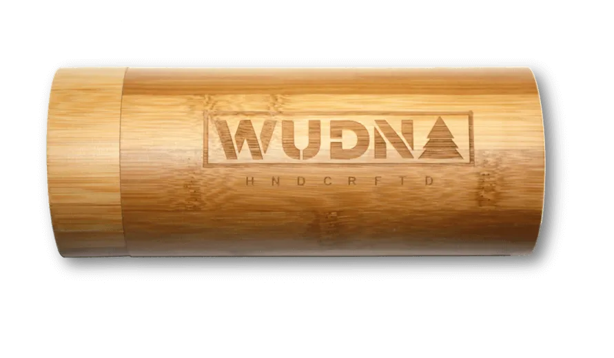 Natural Bamboo Cylinder for WUDN Sunglasses