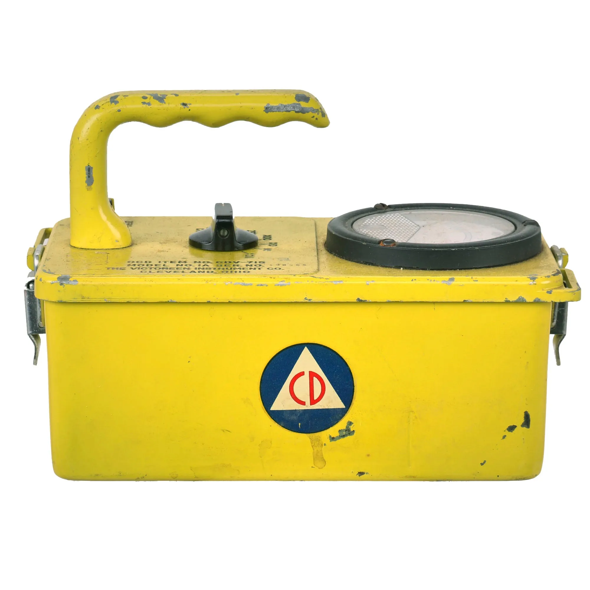 Original U.S. Cold War Civil Defense CD V-777-1 Shelter Radiation Kit with Two Victoreen CDV-715 Radiation Detectors