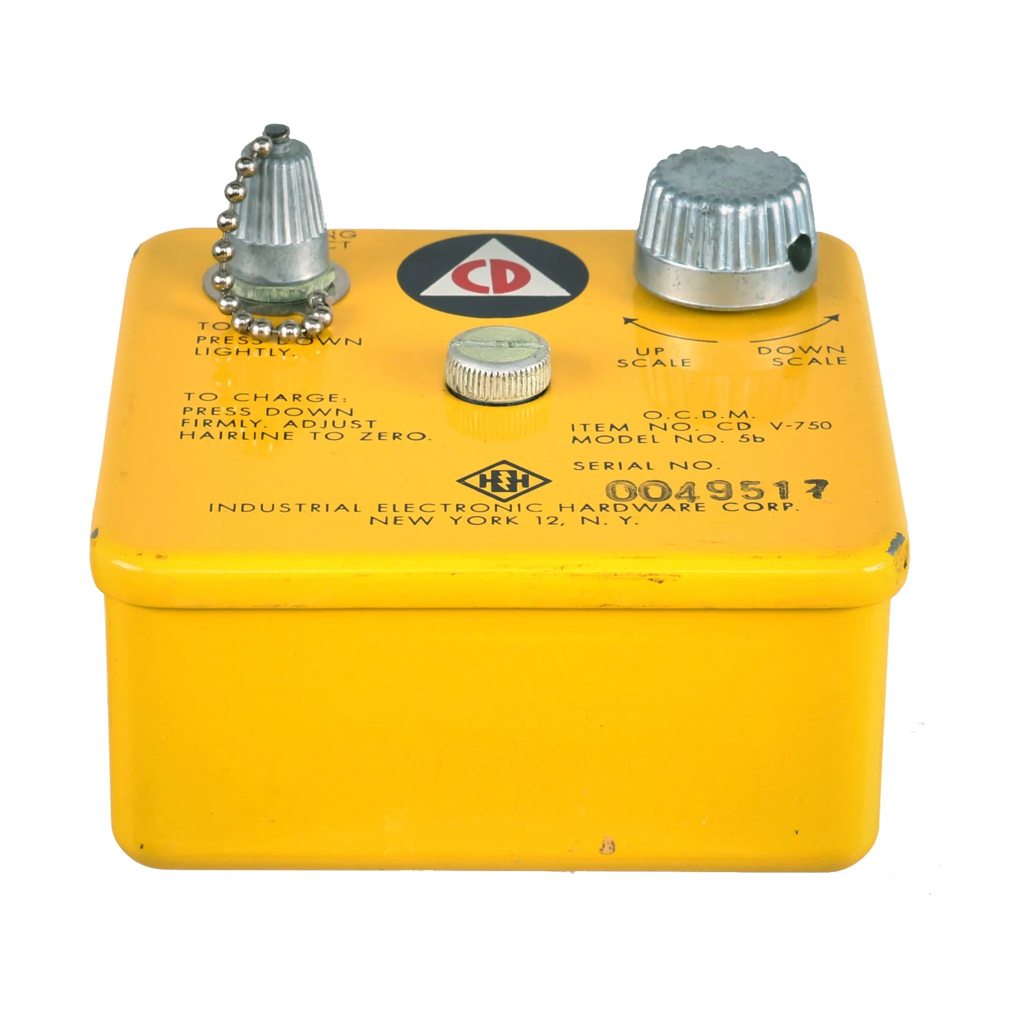 Original U.S. Cold War Civil Defense CD V-777-1 Shelter Radiation Kit with Two Victoreen CDV-715 Radiation Detectors