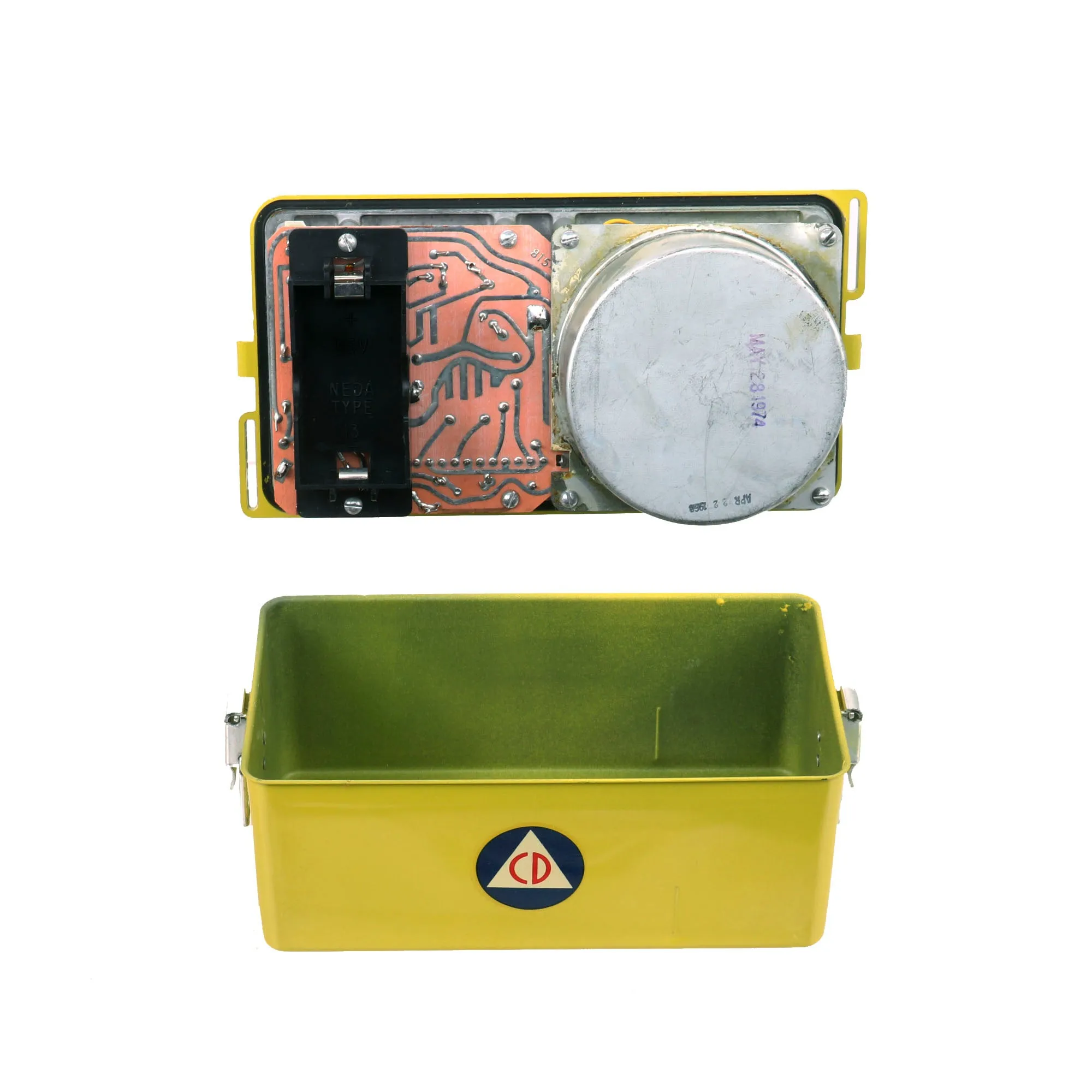 Original U.S. Cold War Civil Defense CD V-777-1 Shelter Radiation Kit with Two Victoreen CDV-715 Radiation Detectors
