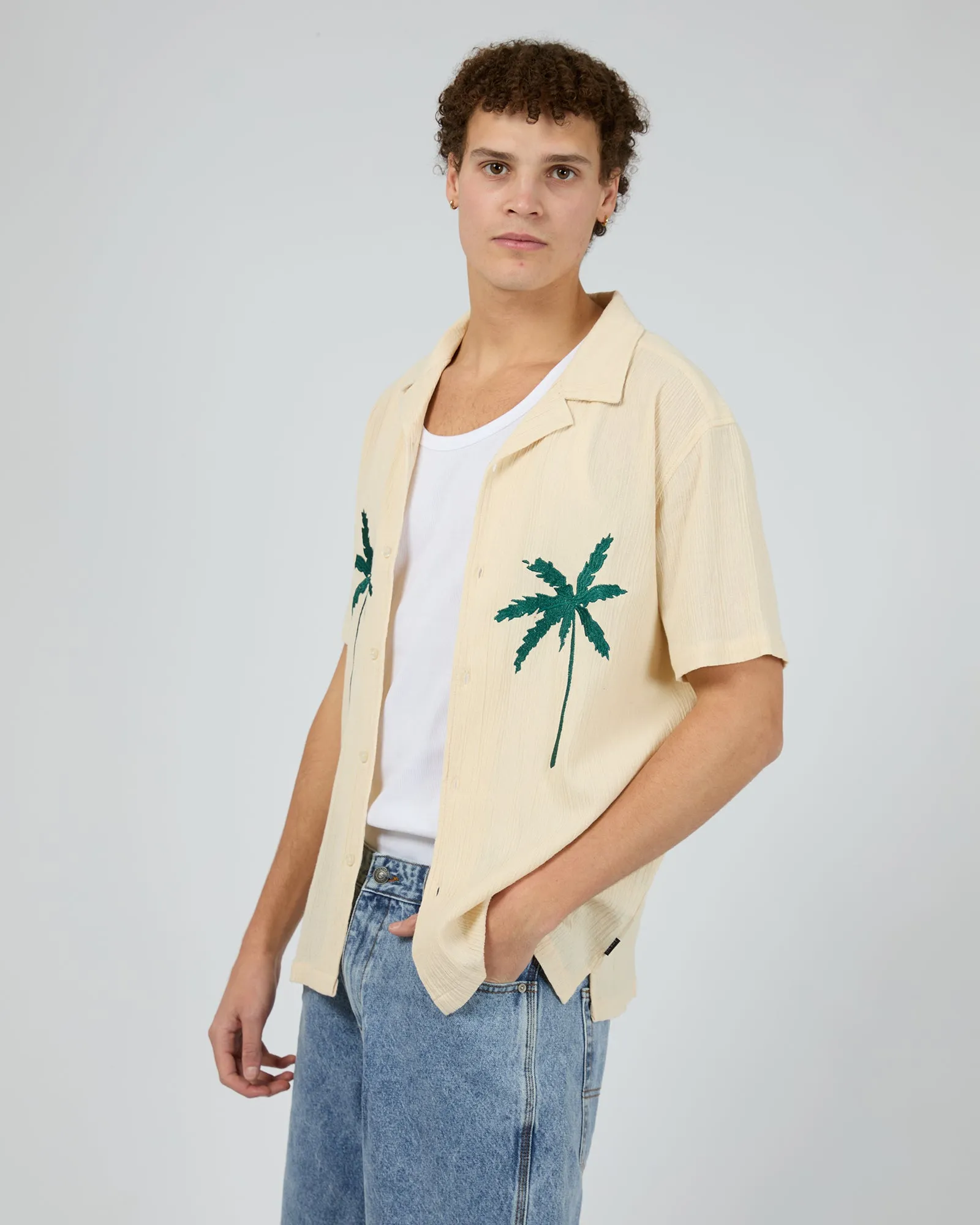Palm Shirt Chalk