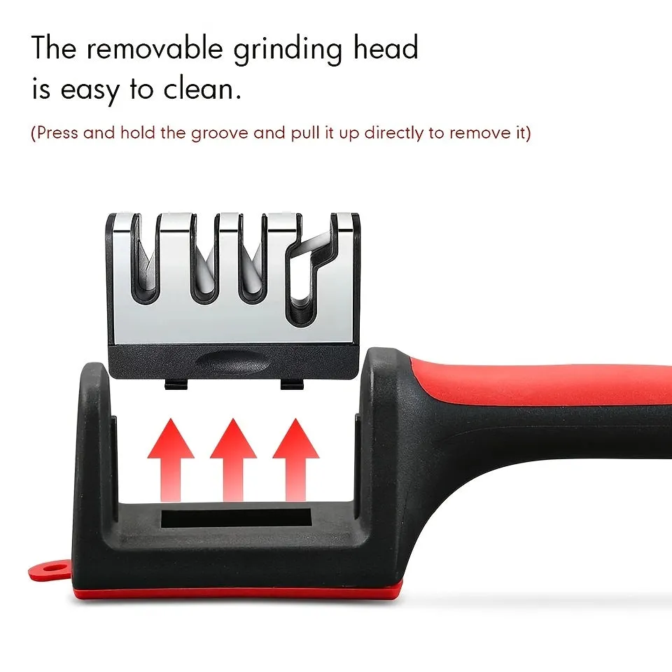 Portable Whetstone Knife Sharpener for Home and Camping
