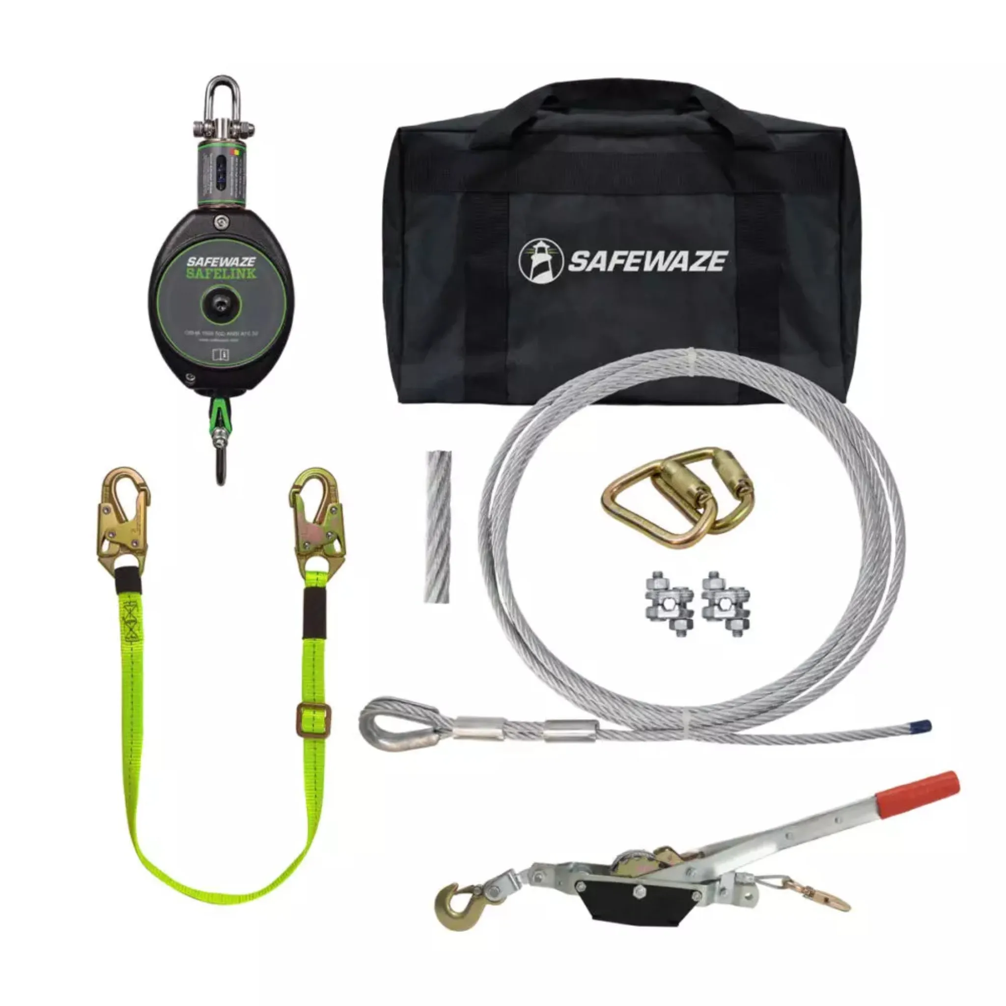 Safewaze FS-EX10000 65' SafeLink, Come-A-Long, 1 Each