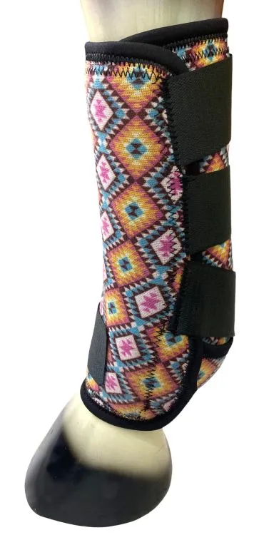 Showman ® Daybreak Aztec Elite Equine Sport Medicine Boot *Sold in Pairs*