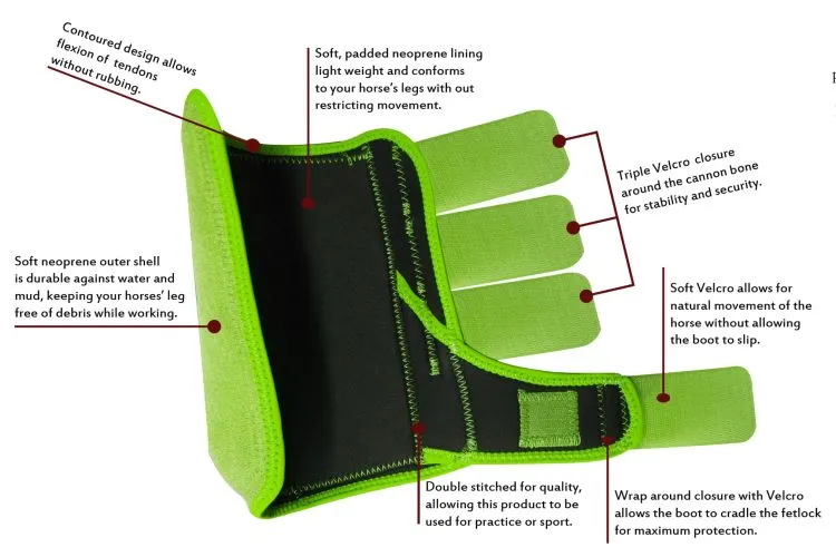 Showman ® Daybreak Aztec Elite Equine Sport Medicine Boot *Sold in Pairs*