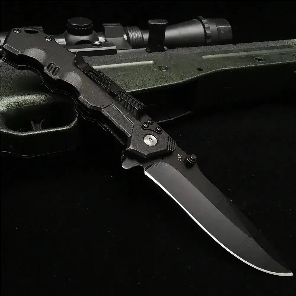 Small/Big 58HRC Folding Knife Pipe Cutter Pocket Knives Tactical Self-Protected Survival Portable Camping Hunting Pocket Knife