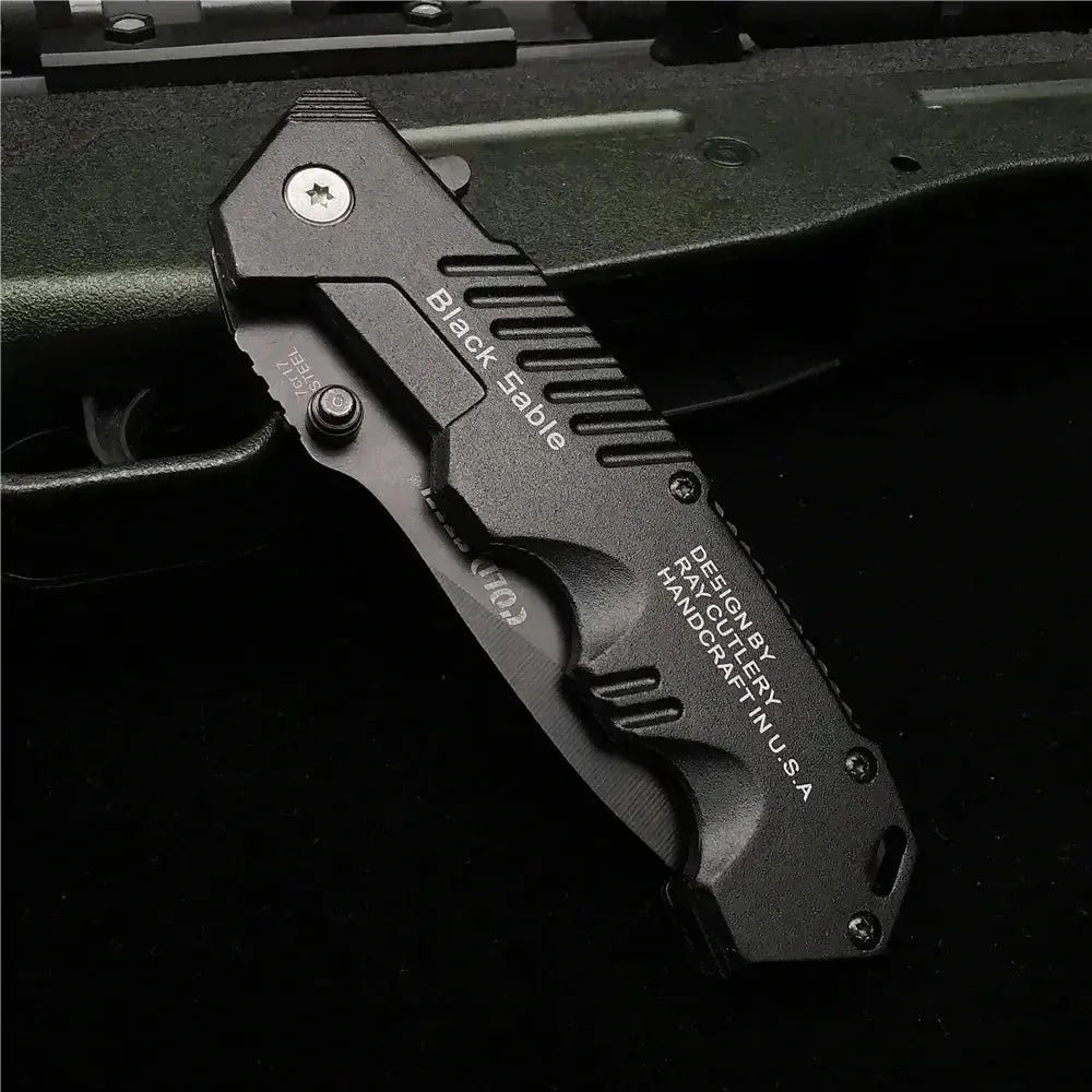 Small/Big 58HRC Folding Knife Pipe Cutter Pocket Knives Tactical Self-Protected Survival Portable Camping Hunting Pocket Knife