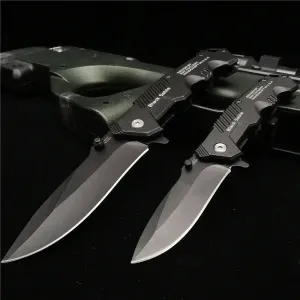 Small/Big 58HRC Folding Knife Pipe Cutter Pocket Knives Tactical Self-Protected Survival Portable Camping Hunting Pocket Knife