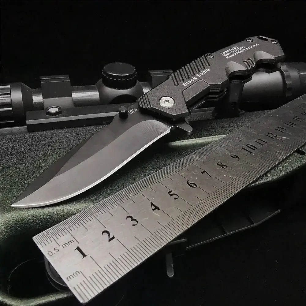 Small/Big 58HRC Folding Knife Pipe Cutter Pocket Knives Tactical Self-Protected Survival Portable Camping Hunting Pocket Knife