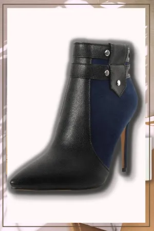 Stiletto High Heels Buckle Ankle Boots 