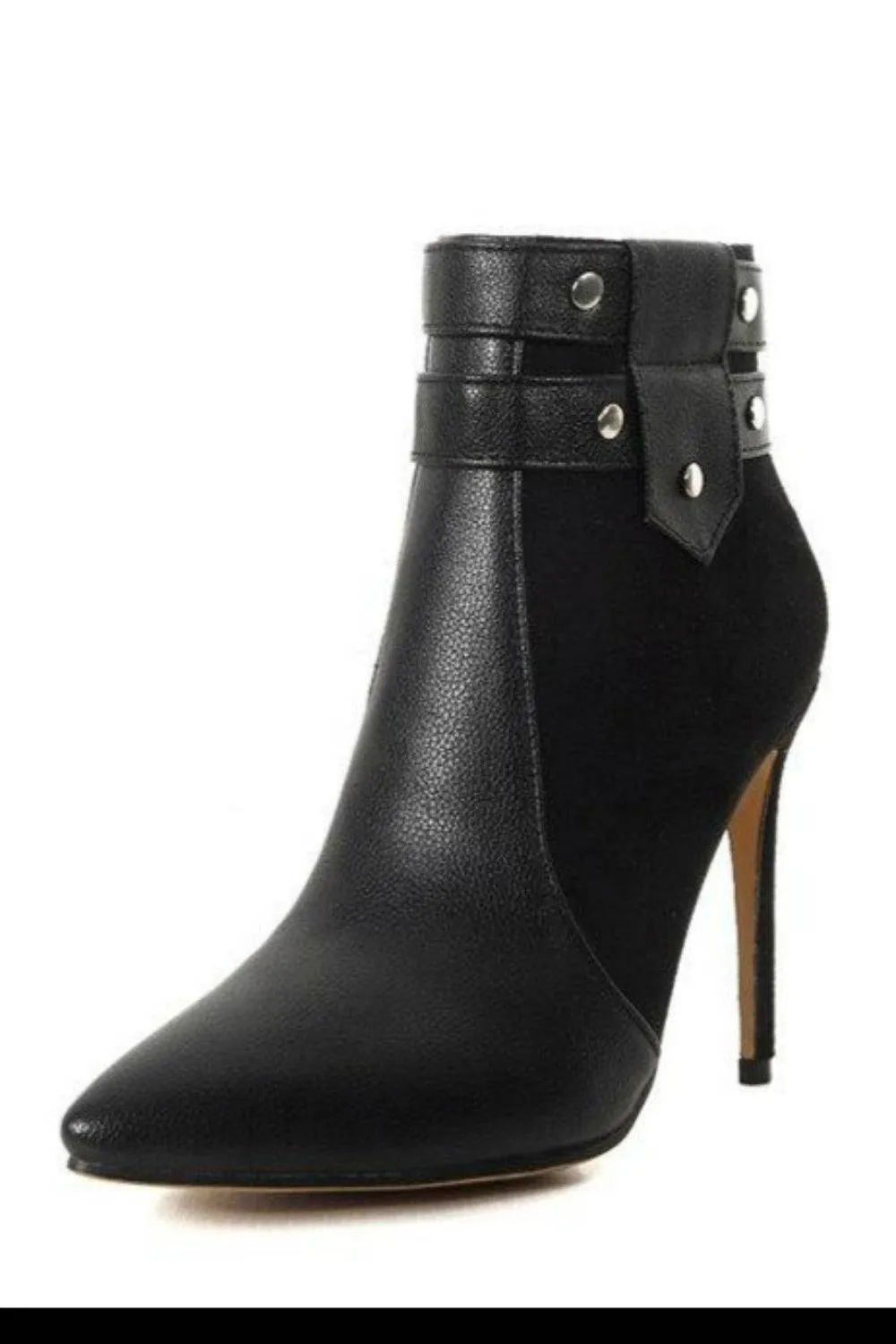 Stiletto High Heels Buckle Ankle Boots 